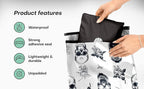 10x13 Poly Mailers – Skull Rose – Waterproof, Tear-Resistant Shipping Bags with Adhesive Seal – 100 Pack – Package Mint