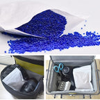 [Net Weight 24LBS] Blue Indicating Silica Gel Beads Desiccants - Rechargeable Desiccant Beads Silica Beads (Blue to Pink, 3 Packs of 8LBS)