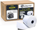 Receipt Paper Roll 3 1/8 x 230 for Square Register and Square POS System connected to Star Micronics Thermal Printer (Pack 06 rolls)
