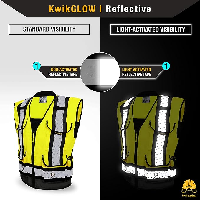 KwikSafety - Charlotte, NC - GODFATHER Safety Vest [CUSHIONED COLLAR + TABLET POCKET] ANSI OSHA