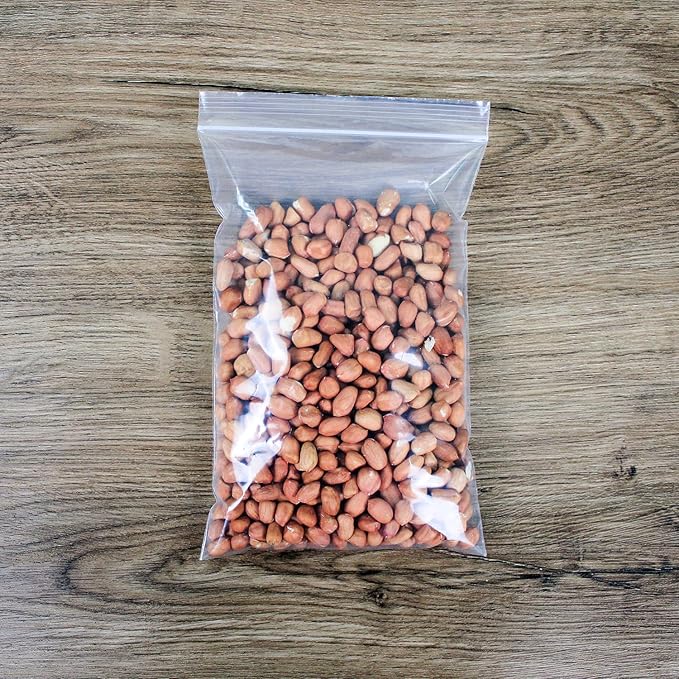 9" X 12" (100 Bags) 2 Mil Clear Reclosable Zip Plastic Poly Bags with Resealable Lock Seal Zipper