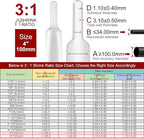 Chanzon 3:1 Ratio 4" (100mm) Heat Shrink Tubing - Marine Grade Waterproof Adhesive Lined - 4Ft Roll (1.22M Total Length) Clear/Transparent Polyolefin Sleeving Wrap Shrinking 3 to 1 Ratio 1pcs