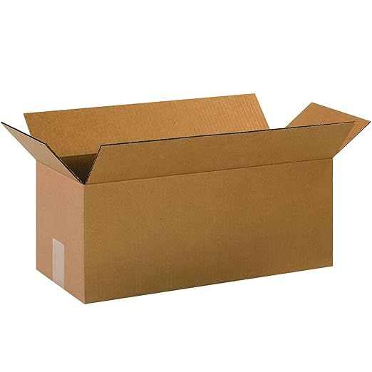 BOX USA Shipping Boxes 20"L x 8"W x 8"H 25-Pack Long Corrugated Boxes for Moving, Shipping, Mailing, Packing, Packaging and Storage