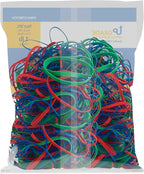 Upgrade Rubber Bands, Assorted Sizes & Colors, 1 lb Bag, USA