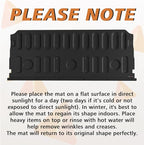 TripleAliners Tailgate Mat Compatible with 2022-2024 2025 Ford Maverick & Hybrid Model Tailgate Accessories Liner Protector All Weather TPE Custom Fit (Won't Fit Drop-in Liners)