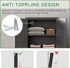 Pantry Cabinets for Kitchen,61.02” Tall Storage Cabinets,Metal Pantry Storage Cabinet with 2 Doors and 3 Adjustable Shelves for Kitchen/Black