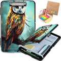 Heavy Duty Plastic Clipboard with Low Profile Clip - Storage Clipboard with Pen Holder - Teacher Must Haves, Office Supplies