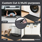 WELKIN Oil Spill Mat (60" x 36"), Absorbent Oil Pad Protects Floor, Garage Floor Mat for Under Car Driveway, Waterproof Backing, Durable & Cuttable