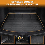 AIPOIL® Floor Mats & Cargo Liner Set for 2016-2024 Chevrolet Camaro All Weather Protection TPE Anti-Slip Automotive Full Set Custom Car Mats Chevy Camaro Accessories - Black