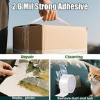 Lichamp Clear Packing Tape, 18 Rolls Heavy Duty Packaging Tape Refill for Moving Boxes, Mail Shipping Supplies, 1.88 inch x 55 Yard x 2.6 mil, A218TP