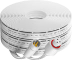 33FT Extension Cable for Govee Permanent Outdoor Lights (H705A-H706C), IP68 Waterproof 3-Pin Extension Cord, 22AWG Pure Copper Wire, Expand Holiday Lighting for Christmas, New Year, Roof