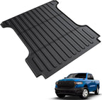 Truck Bed Mat for Dodge Ram 1500/1500 RHO 2019-2026 & Ram 1500 Classic 2019-2024 Short Bed, All Weather Bed Liner for 1500 Accessories, 5.7FT 67.4'' TPE Cargo Liner Truck Mat (Not for RamBox)