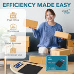 Smart Weigh Postal Scale Digital 440lb / 10g Shipping Scale Heavy Duty Tare Auto-Off LCD Handheld Business