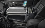 AutoExec GripMaster Car Desk for Your Vehicle Workstation and Mobile Office, Grey with 400 watt Power Inverter and Phone Mount