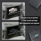 Car Insurance and Registration Card Holder | for BMW Ford Tesla Cadillac All Cars | Store Cards, ID License & Essential Documents | Premium Leather with Magnetic Closure