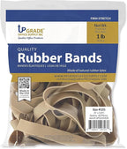 Upgrade UPG234105 Large Rubber Bands, Size 105, Thick Wide, 60 Count, 1 lb Bag, USA