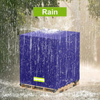 Pallet Cover Tarp Waterproof, Pallet Covers Heavy Duty Waterproof bulk Pallet Covers 48 x 48 x 60'' Outdoor Pallets Tarps Bulk Box Cover 48 x 48 x 60'' Custom Blue Fits Wood Patio Furniture