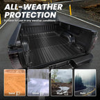 LASFIT Bed Mat 2007-2018 for Chevy Silverado/GMC Sierra 1500 (Only Fit 6.5FT Bed, Not Fit 5.8 FT/8.1FT Bed) & 2007-2019 Silverado/Sierra 2500HD & 2011-2019 3500HD, 2007 New Body Only