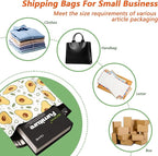 Poly Mailers 6x9 Inch 100 Pcs - Avocado printed Shipping Bags, 2.4mil Thickness, Waterproof and Tear Resistant Mailing Envelopes, Self-Sealing Packaging Bags for Small Business