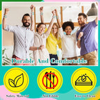 Liliful 100 Pcs Silicone Rubber Wristbands Rubber Wristband Bracelet Bands for Silicone Wristbands for Women Men (Pink and Green)
