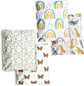 10x13 Poly Mailers – Boho Variety Pack – Waterproof, Tear-Resistant Shipping Bags with Adhesive Seal – 100 Pack – Package Mint