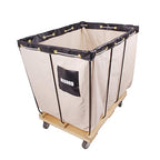Canvas Basket Bulk Truck,Service Carts 16 Bushel Knock Down Truck, 20.0 cu. ft, 600 lb, 40" L X 28" W X 35.5" H Capacity