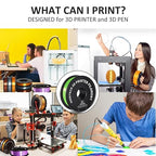 Geeetech Silk PLA Filament 1.75mm 3D Printer Filament Apple Green, Metal-Like Shiny Silk PLA Filament, 1kg (2.2lbs) 1 Spool, Dimensional Accuracy +/- 0.02 mm, Bright Green