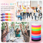 Liliful 100 Pcs Silicone Rubber Wristbands Rubber Wristband Bracelet Bands for Silicone Wristbands for Women Men(Colorful)