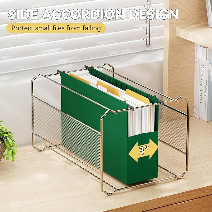 Legal Size Hanging File Folders,6 Pack Heavy Duty 3" Expanding Pocket,Reinforced High Capacity Plastic Legal Files,Sturdy Hang Folders with Tabs,Filing Cabinet Folder for Bulky Files,Colored