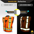 KwikSafety - Charlotte, NC - GODFATHER Safety Vest [CUSHIONED COLLAR + TABLET POCKET] ANSI OSHA