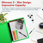 Dexas Slimcase 2 Plastic Clipboard with Storage and Side Opening