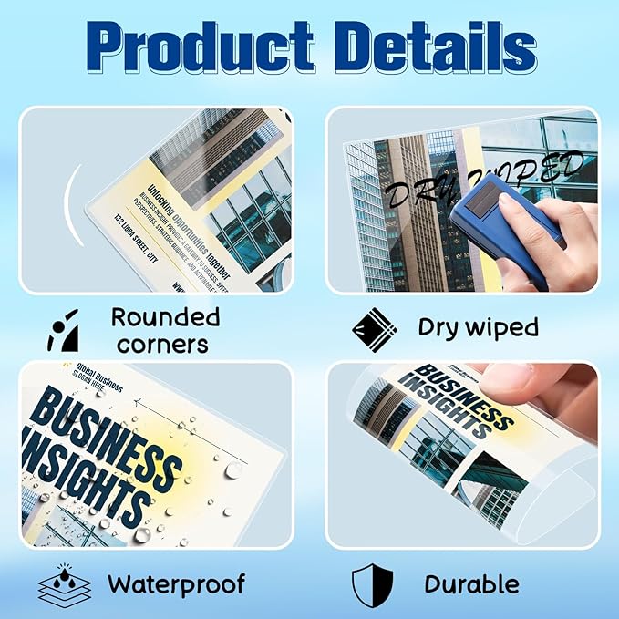 500 Pack 5mil 2.25“x3.75" Thermal Laminating Pouches Badge Laminate Pouches Clear Laminated Luggage Tags Printable Laminator Pouches for Business Permits Cards (100, 3"x4"-5mil)