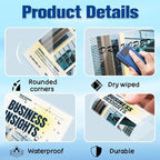500 Pack 5mil 2.25“x3.75" Thermal Laminating Pouches Badge Laminate Pouches Clear Laminated Luggage Tags Printable Laminator Pouches for Business Permits Cards (100, 3"x4"-5mil)