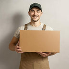 24x18x12 Shipping Boxes Large Moving Boxes, 25 Packs Corrugated Cardboard Boxes Shipping Box for Business Packaging Box