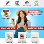 MT Products Custom Printed White Cardboard Shipping Boxes 6" x 6" x 6" - Personalized Mailing Boxes and for Gifting