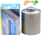 750 Grams Gun Safe Dehumidifier, Reusable Canister Desiccant Dehumidifier, Rechargeable 1.65 Lbs Indicating Silica Gel Orange to Green, Pack of 1