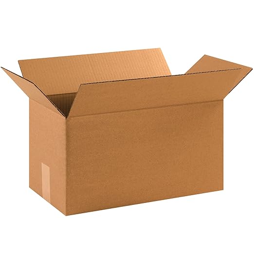 BOX USA Shipping Boxes 17"L x 9"W x 9"H 25-Pack Long Corrugated Boxes for Moving, Shipping, Mailing, Packing, Packaging and Storage