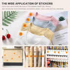 PARLAIM 1/2 Inch Round Adhesive Color-Code Dot Stickers,500 Stickers Inventory Dots Label in Dispenser Box,Orange Circle Coding Labels for Office Home(Orange)