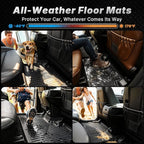 OEDRO Floor Mats Fit for 2010-2017 Chevrolet Equinox/2010-2017 GMC Terrain, All-Weather Car Floor mats TPE Custom Fit Front & 2nd Seat 2 Row Liner Set, Black
