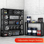 Metal Storage Shelves Unit,6-Tier Adjustable Heavy Duty Garage Shelving,4200LBS Garage Storage Industrial Shelves,Storage Racks,Steel Shelf Suitable for Shop,Warehouse,Basement