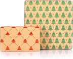 Purple Papers Eco Friendly Brown Gift Wraps for Christmas for small and medium sized boxes | Pack of 12 sheets | 18x22 Inches