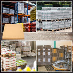 Tatuo 100 Sheet Anti-slip Pallet Paper, 40"x48" Heavy Duty Kraft Brown Paper for Stabilizing Pallets, Prevents Load Shifting for Bags & Cartons, Ideal for Warehousing & Shipping