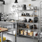 24" Deep x 42" Wide x 64" Height Wire Shelving Kit | 5-Tier | NSF Commercial Storage Rack Unit