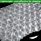 RHBLME 15.8 Inch Wide x 984 Feet Length Moving Bubble Shipping Wrap Roll, 300M Long Air Cushion Packing Inflatable Large Bubble Shipping Wrap for Moving Packing Mailing (Need Machine Inflate)