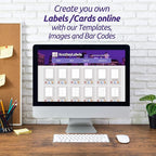 NextDayLabels – 4” x 5” Rectangular Sticker Labels for Printer - White Laser/Inkjet Printer Labels Return Address Labels Shipping Label Stickers (250 Sheets, 4 Per Sheet, 1000 Labels)