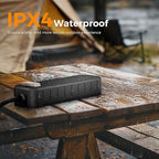 Outdoor Power Strip Weatherproof, 50 FT Extension Cord, Diivoo Waterproof Surge Protector with 4 Outlets, 1250W Shockproof Overload Protection, Flat Plug, Wall Mountable, Black