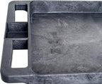 550lb Capacity Heavy Duty Plastic Utility Cart 34-1/2" L x 16-3/4" W with Handle 2 Shelves Pake Handling Tools