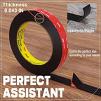 3M Double Sided Tape Heavy Duty 10FT,Double Sided mounting Tape for Walls,3M vhb Strong Double Sided Tape Heavy Duty for Car, LED Strip Light, Home/Office Decor