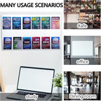 Eersida Acrylic Brochure Pamphlet Holder Brochure Display Stand Business Tri Fold Multi Slot Holder Rack Wall Mount Clear Pocket Space Saver for Flyer Literature Menu Advertise(12 Pockets)