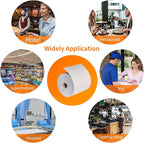 CLASSY Thermal Paper 3 1/8 x 230ft, 5 Rolls Receipt Paper for Cash Registers Printer, ATM Machine,Compatible with Wide Range of POS Systems for Small Business